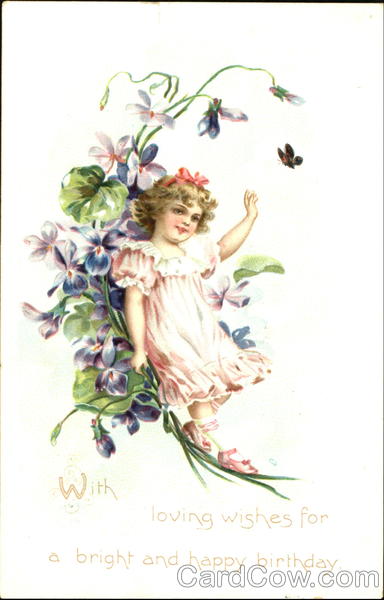 With Loving Wishes For A Bright And Happy Birthday