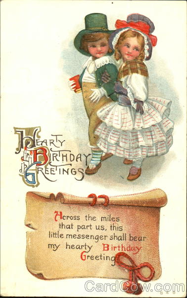 Hearty Birthday Greetings Children
