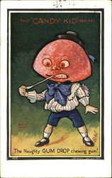 The Naughty Gum Drop Chewing Gum! Postcard