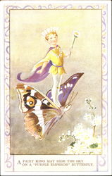 A Fairy King Fantasy Postcard Postcard