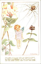 Flowers And Wings Postcard