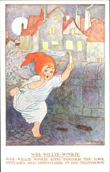 Wee Willie Winkie Nursery Rhymes Postcard Postcard