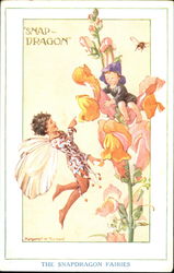 Snap Dragon Fairies Fantasy Postcard Postcard