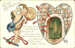 To My Valentine Postcard