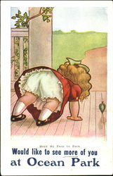 Meet Me Face To Face Postcard