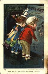 Gee Whiz! No Wedding Bells For Me Postcard