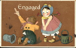 Engaged Postcard