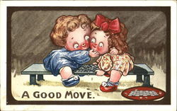 A Good Move Children Postcard Postcard