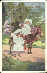 With Fine Rememberance Postcard