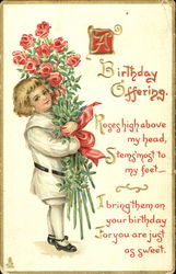 A Birthday Offering Postcard