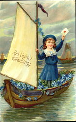 Birthday Greetings Postcard
