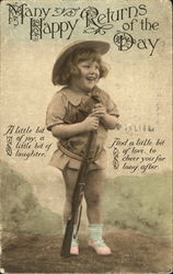 Many Happy Returns Of The Day Postcard