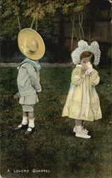 A Lovers Quarrel Postcard