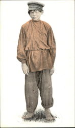 Russian boy Postcard