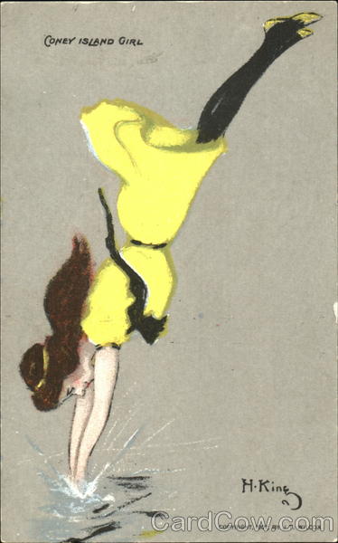 Coney Island Girl New York Hamilton King