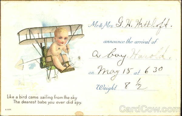 Baby in Airplane Babies