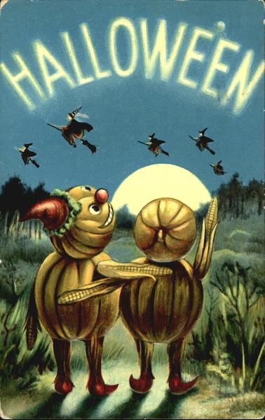 Halloween Pumpkins & Witches Squash People