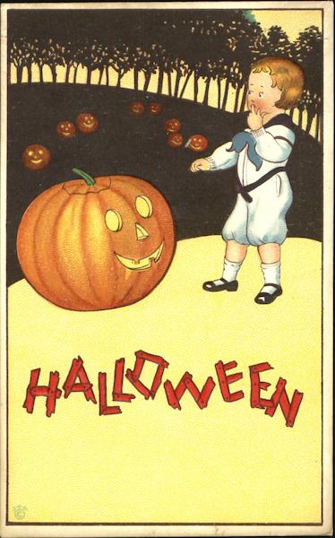 Series 57-D Boy w/JOL Halloween