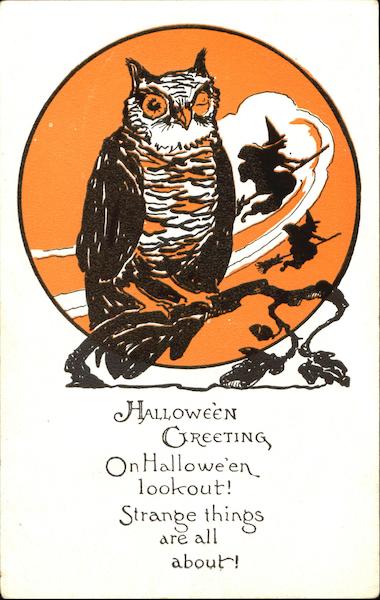 Owl Halloween Greeting