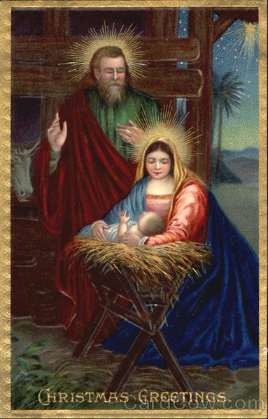 Christmas Greetings Madonna & Child