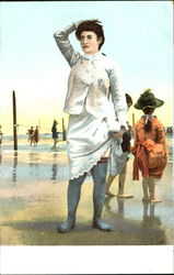 Bathing Girl Postcard