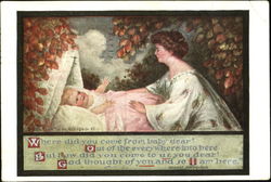 Woman with Baby Postcard