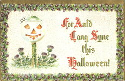 For Auld Lang Syne This Halloween! Series 2040 Postcard