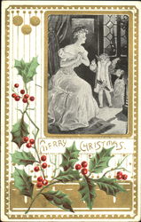 A Merry Christmas Cupid Postcard Postcard