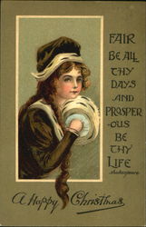 A Happy Christmas Postcard