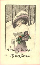 A Happy Christmas By Yours Postcard Postcard