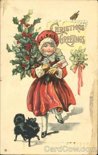 Christmas Greeting Dogs