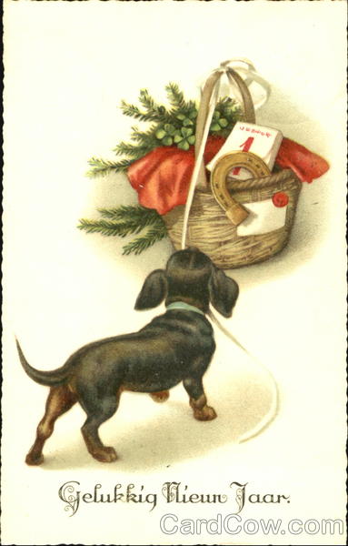 Gelukkig Flieun Jaar Dogs