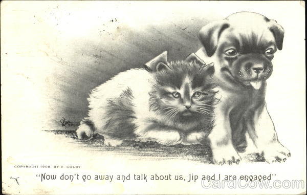 Now Don't Go Away And Talk About Us Jip And I Are Engaged