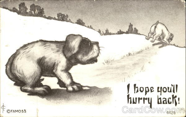 I Hope You'll Hurry Back! Dogs