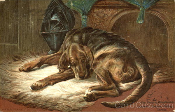 The Sleeping Bloodhound Landseer, National Gallery London