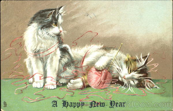 A Happy New Year Cats