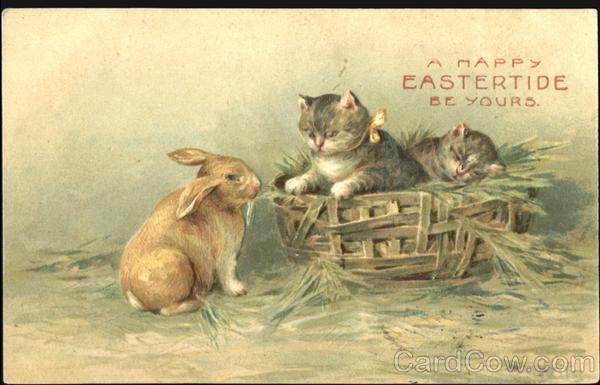 A Happy Eastertide Be Yours Cats