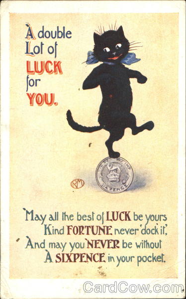 A Double Lot Of Luck For You Cats