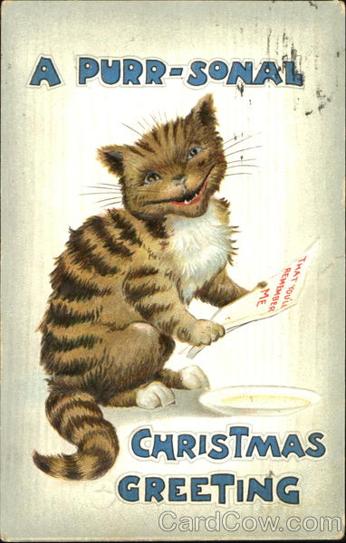 A Purr-Sonal Christmas Greeting Cats