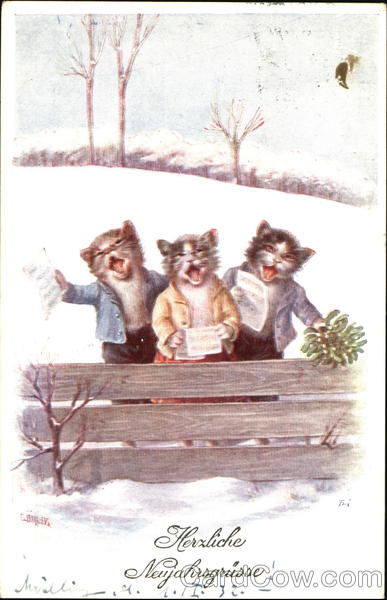 Herzliche Neujahrsgrusse Cats