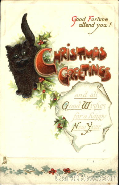 Christmas Greetings Cats