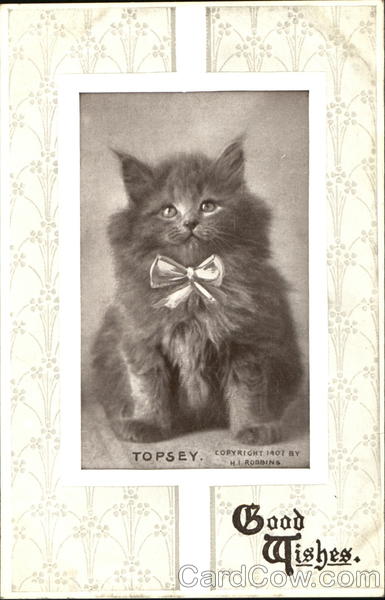 Topsey Good Wishes Cats