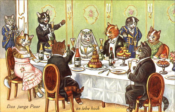 Das Junge Paar Es Lebe Hock Cats