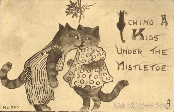 CATching A Kiss Under The Mistletoe With Cats