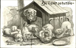 Be It Ever So Humble Postcard