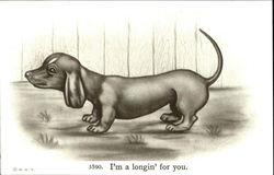 I'm A Longin' For You Postcard