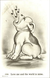 Love Me And The World Is Mine Postcard