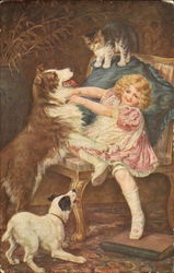 Kiss And Be Friends Postcard