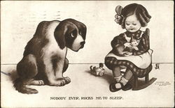 Nobody Ever Rocks Me To Sleep Postcard
