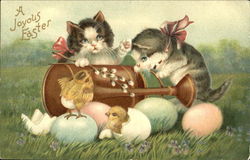 A Joyous Easter Postcard